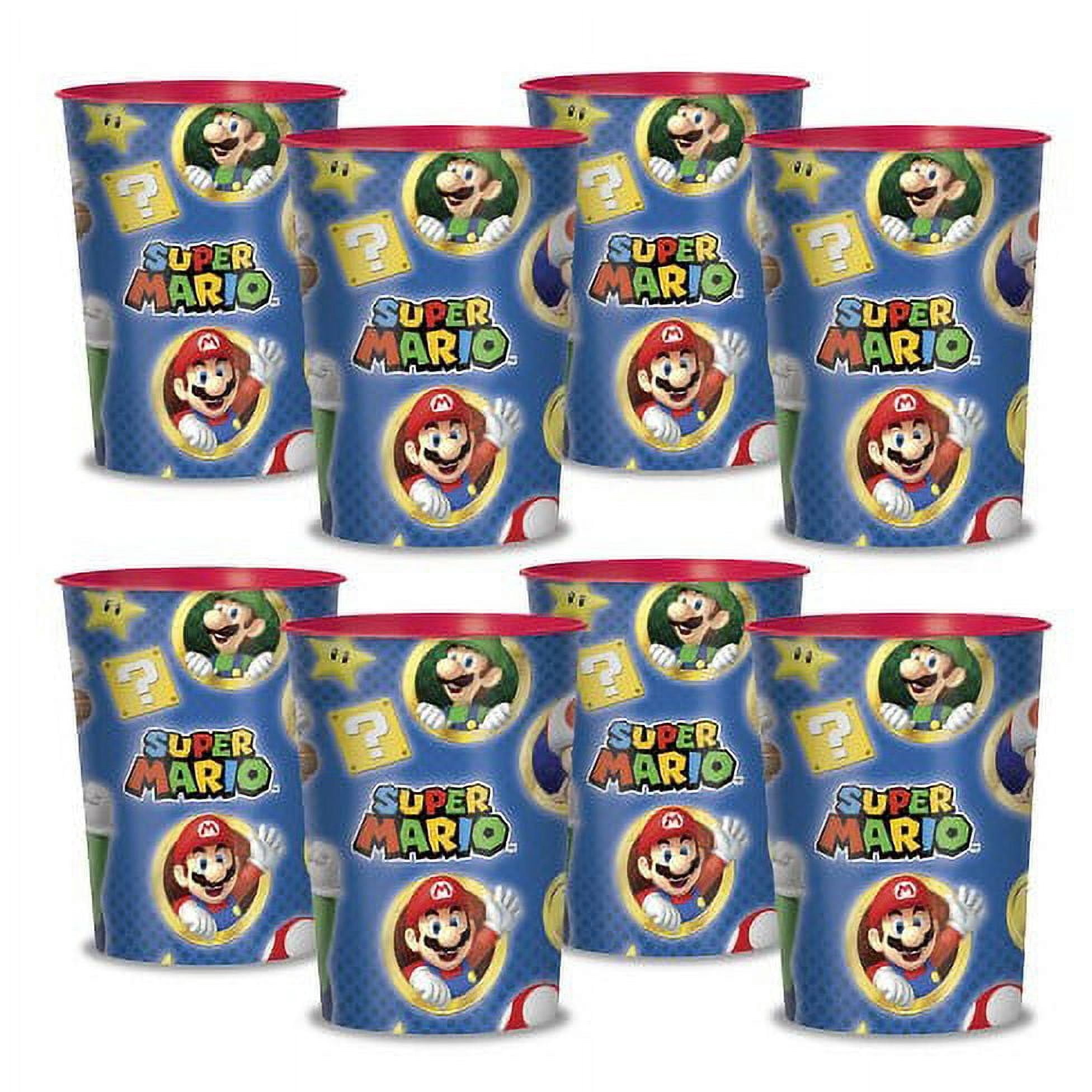 Super Mario Bros Birthday Party Plastic Favor Cup
