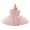 Pink, variant on Spewahor Toddler Baby Girls Birthday Princess Dress 6 9 12 18 24 Months 2T 3T Sleeveless O Neck 3D Flower Decor A-line Ball Gown