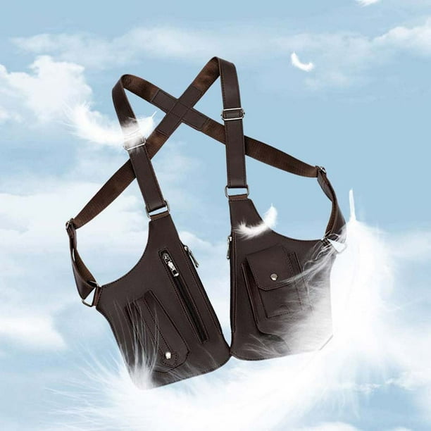 Xihbxyly Paletas No Reclamadas Cartera Antirrobo Retro con Doble Bandolera