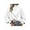 White, variant on Women's Trendy Elegant Long Sleeve Shirts Turtleneck Striped Ruffles Blouse Pullover Oversized Cozy Lantern Sleeve Tops