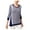 Blue - nfn, variant on G.H. Bass & Co. Womens Colorblocked Stripe Pullover Sweater, Blue, Small