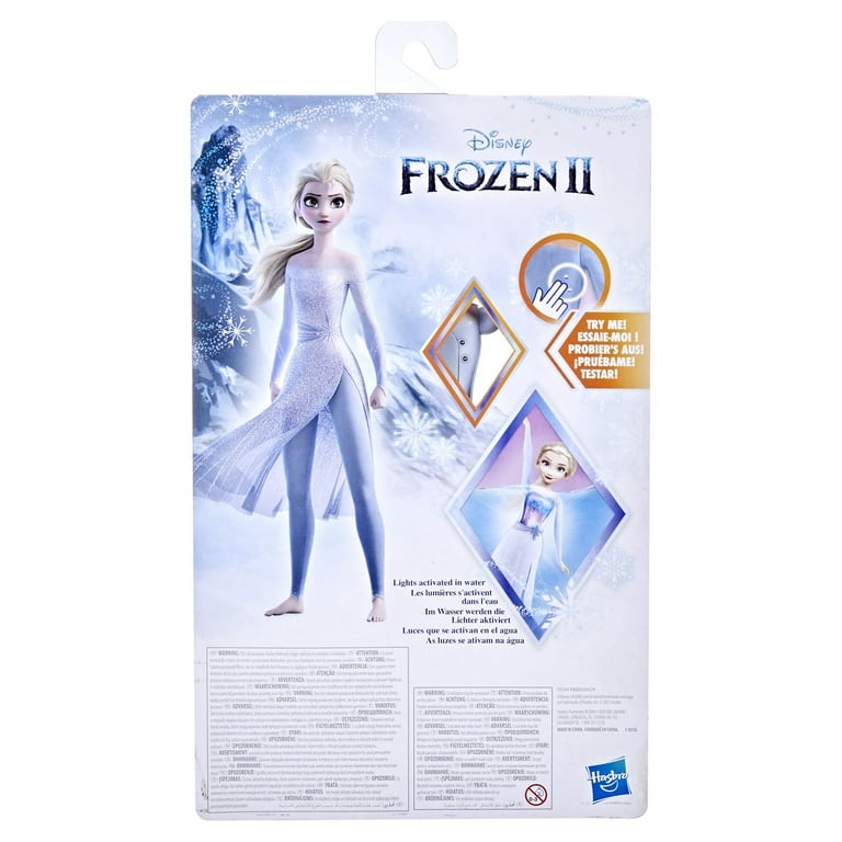 Disney's Frozen 2 Splash and Sparkle Elsa Doll, Light-Up W Disney's Frozen 2 Splash and Sparkle Elsa Doll, Light-Up W