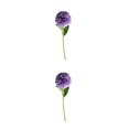 thumbnail image 2 of Baohd 1/2/3/5 10pack/lot Realistic Appearance Artificial Flower For Party Decor And Home Decor Purple 2PCS, 2 of 6