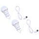 thumbnail image 5 of 2 bombillas LED USB para exteriores, portátiles, para camping, mercado nocturno, 5 of 7