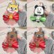 thumbnail image 3 of Funny Hand Press Fan, Mischief Cat Fan Keychain, 3D Rotating Cats Bag Pendant, 3 of 5