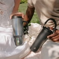 thumbnail image 4 of TAL Stainless Steel Hudson Tumbler with Straw 40 fl oz, Shimmering Black, 4 of 6