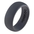 thumbnail image 1 of Honor Eternity Ring Men's Silicone Ring Wedding Band (Graphite Grey, 10), 1 of 6