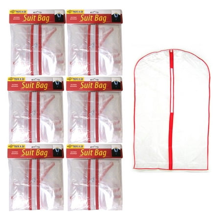 6X Clear Foldable Garment Bags 34