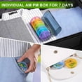 thumbnail image 4 of Sukuos Weekly Pill Organizer 7 Day 2 Times a Day, Large Daily Pill Box Easy to Open, AM PM Pill Case for Medicine/Vitamin/Fish Oil/Supplements, 4 of 8