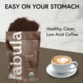 Low Acid Coffee, USDA Organic Ground Coffee Medium Roast Non GMO No