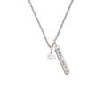 thumbnail image 2 of Delight Jewelry Silvertone Mini Year 2019 Silvertone Balance Bar Charm Necklace, 23", 2 of 4