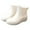 White, variant on Men's Women's Decks Boots Ankle Rain Boot Water Proof Rubber Garden Shoes Non Slip Rainy Day Walking Short Booties White Size 8