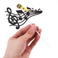 thumbnail image 2 of 40 adornos para tartas de músico para fiestas de cumpleaños, adornos para cupcakes con notas musicales, adornos para tartas con temática de guitarra y música., 2 of 6