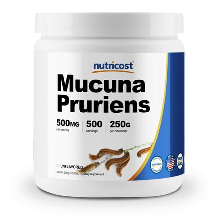 Nutricost Mucuna Pruriens Powder (250 Grams) - Gluten Free and