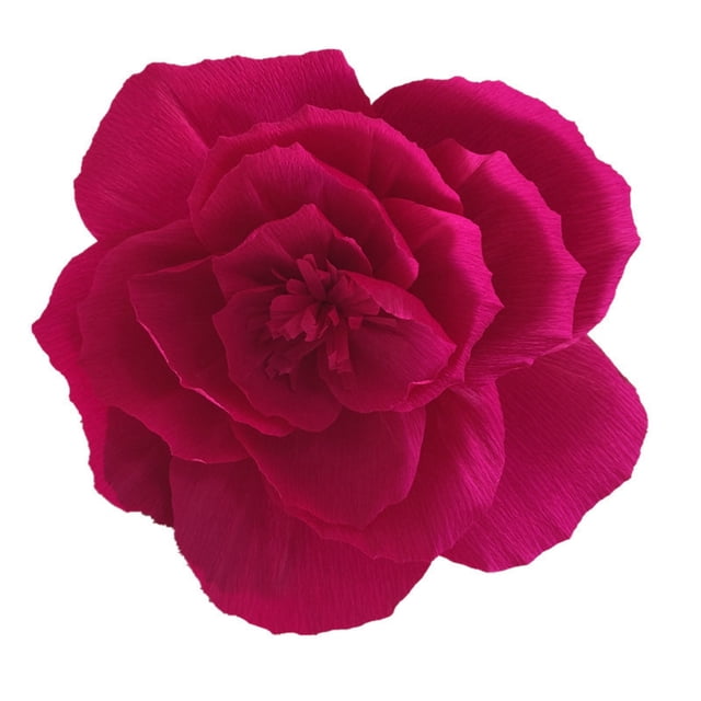 3 PCS Set Of Premium 3D Crepe Paper Flowers Lifelike Realistic Floral Decorations For Weddings Birthdays And Home Easy DIY Craft For Party
