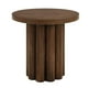 thumbnail image 1 of Mesa redonda Acme Santa MDF chapada en madera marrón, 1 of 4