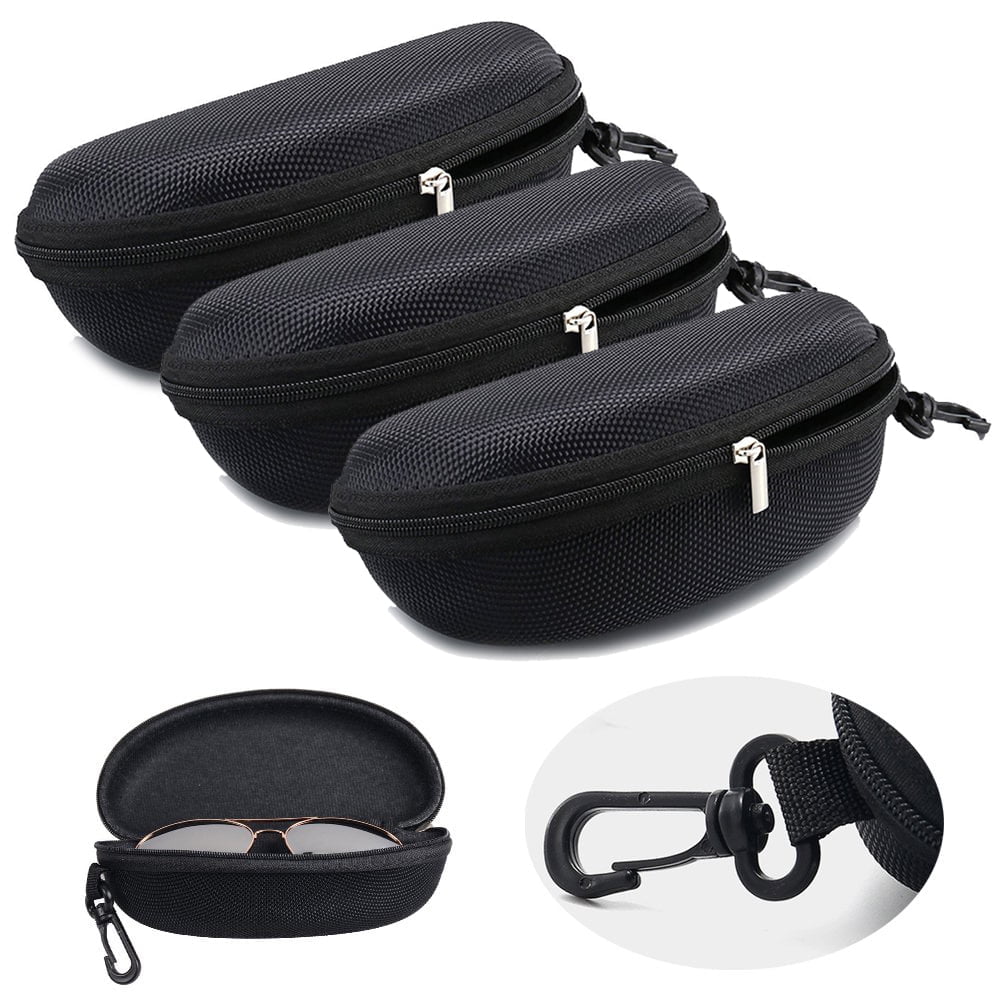 Homeya Sunglasses Case Hard Shell for Large Eyeglasses, Portable Travel