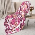 thumbnail image 3 of Rateoe Cute Girl Pattern Flannel Throw Blanket, Ultra-soft Blanket for Bed, Couch, Car, Hypoallergenic Anti-pilling blanket-80"x60"(Vertical), 3 of 6