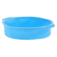thumbnail image 3 of Molde redondo de silicona para pasteles de 9 pulgadas, molde para hornear pan NoStick para panadería de cocina casera (azul), 3 of 14