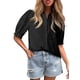 thumbnail image 1 of Camisa Dokotoo de manga corta con cuello en V para mujer, primavera y verano, XL, 1 of 8