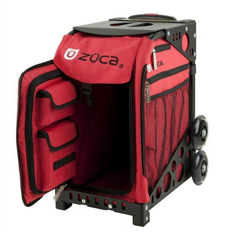 Zuca Sport Insert Bag, Chili (Red) with Sport Frame Black (Non