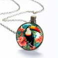 thumbnail image 6 of Toucan Necklace Personalized Custom Photo Round Pendant Adjustable Stainless Steel Necklaces with Gift Box for Men Women Mothers Valentine's Jewelry Gift, 6 of 6