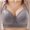 Gray, variant on Women's Plus Size Wireless Bra Full Coverage Side Support Lift Everyday Bra