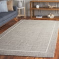 thumbnail image 2 of SAFAVIEH Ebony Ema Bordered Area Rug, Gray/Ivory, 8' x 10', 2 of 10