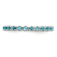 thumbnail image 3 of Sterling Silver Blue Topaz Ring, 3 of 5