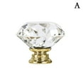 thumbnail image 1 of Crystal Door Handle Glass Cabinet 1pc Drawer Knobs Door Handle Q7Y5, 1 of 6