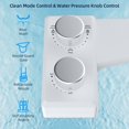Cold Water Bidet Dual Nozzle Self Cleaning Toilet Sprayer Bidet