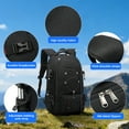 thumbnail image 2 of Besttravel Hiking Backpack, 45L Large Travel Backpack for Women Men, Laptop Bag with USB Charging Port Carry On Backpacks, Waterproof Casual Daypack for Weekender Trips, Business & Hiking, 2 of 9