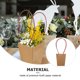 thumbnail image 5 of 10 bolsas de flores portátiles, impermeables, de papel, prácticas bolsas de regalo, bolsas de flores Kraft., 5 of 8