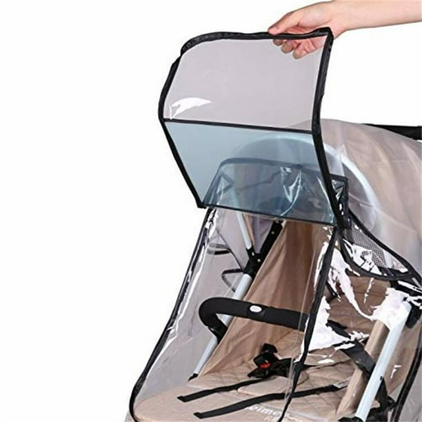 Cubierta De Lluvia Para Asiento De Coche, EVA De Grado Alimenticio Universal Para Asiento De Coche Impermeable Proteccion Contra El Viento
