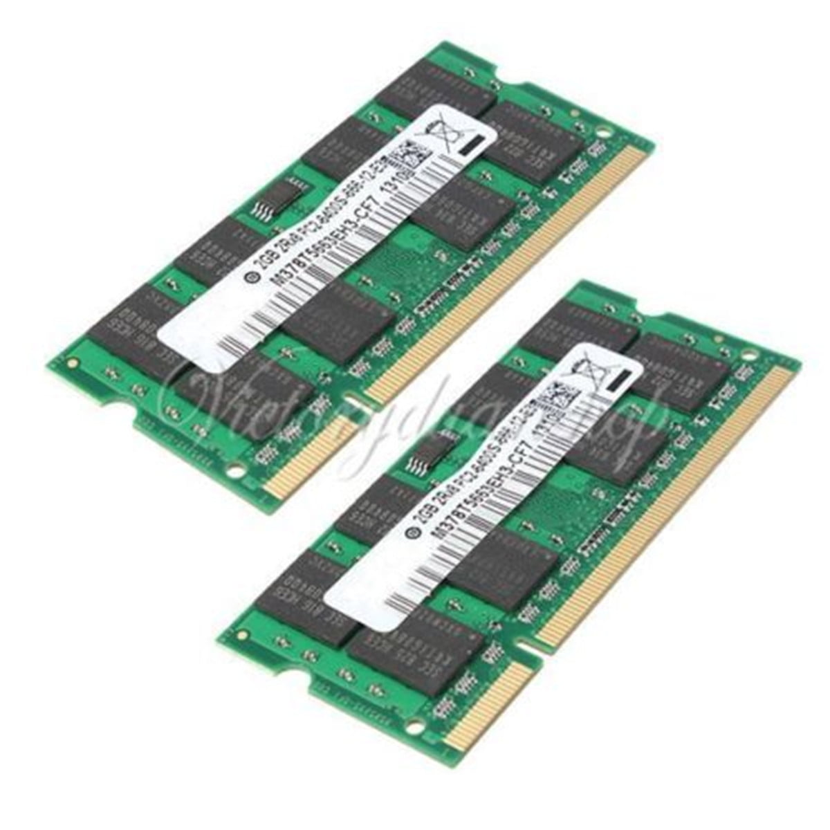 TECMIYO 4GB DDR2 (2x 2GB) PC2 5300s Sodimm DDR2 667MHz SODIMM 2RX8 Dual Rank PC2-5300 DDR2-667 1.8V 200 pin SDRAM PC2-5400 Non-ECC. Unbuffered laptop memory module RAM