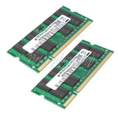 8GB (2x4GB) DDR2 667MHz PC2-5300 SODIMM Laptop Memory Kit - 1.8V