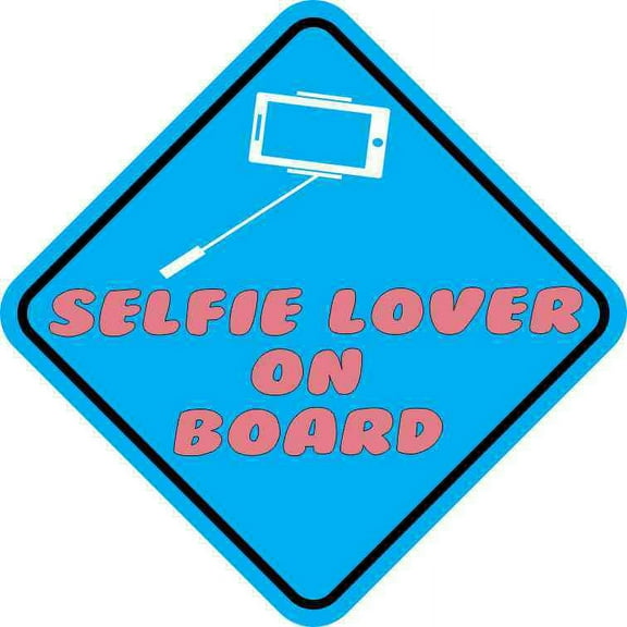 5in x 5in Selfie Lover On Board Magnet