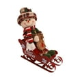 thumbnail image 4 of veasfak Christmas Statue Tabletop Crafts Decoration Gift Sculpture for Housewarming Desk Snowman, 4 of 9