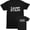 Black, variant on Men's Camp Staff Tee NR, Front & Back, White, 4XL