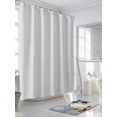 thumbnail image 3 of Boanket Polyester Fabric Lighting Grey Solid, Shower Curtain, Pure Color Waterproof Bathtub Curtain Bathroom Decor Set with Hooks 72 x 72 Inches,, 3 of 6