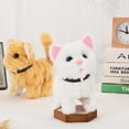thumbnail image 3 of 2023 Chats Électroniques en Peluche Move Meow Marchant Chaton Interactif Réaliste-SHUNJING, 3 of 5