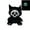 black, variant on Ghostcat face QC hell reaper plush toy screaming halloween luminous doll