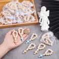 thumbnail image 3 of 36Pcs Wooden Rosary Beads with Cross Pendant PapayaWhip Wood Rosary Beads with Wood Beads and Elastic Cord Catholic Rosary Beads for Women Men Baptism First Communion Confirmation 3.3 Inch DIY, 3 of 5