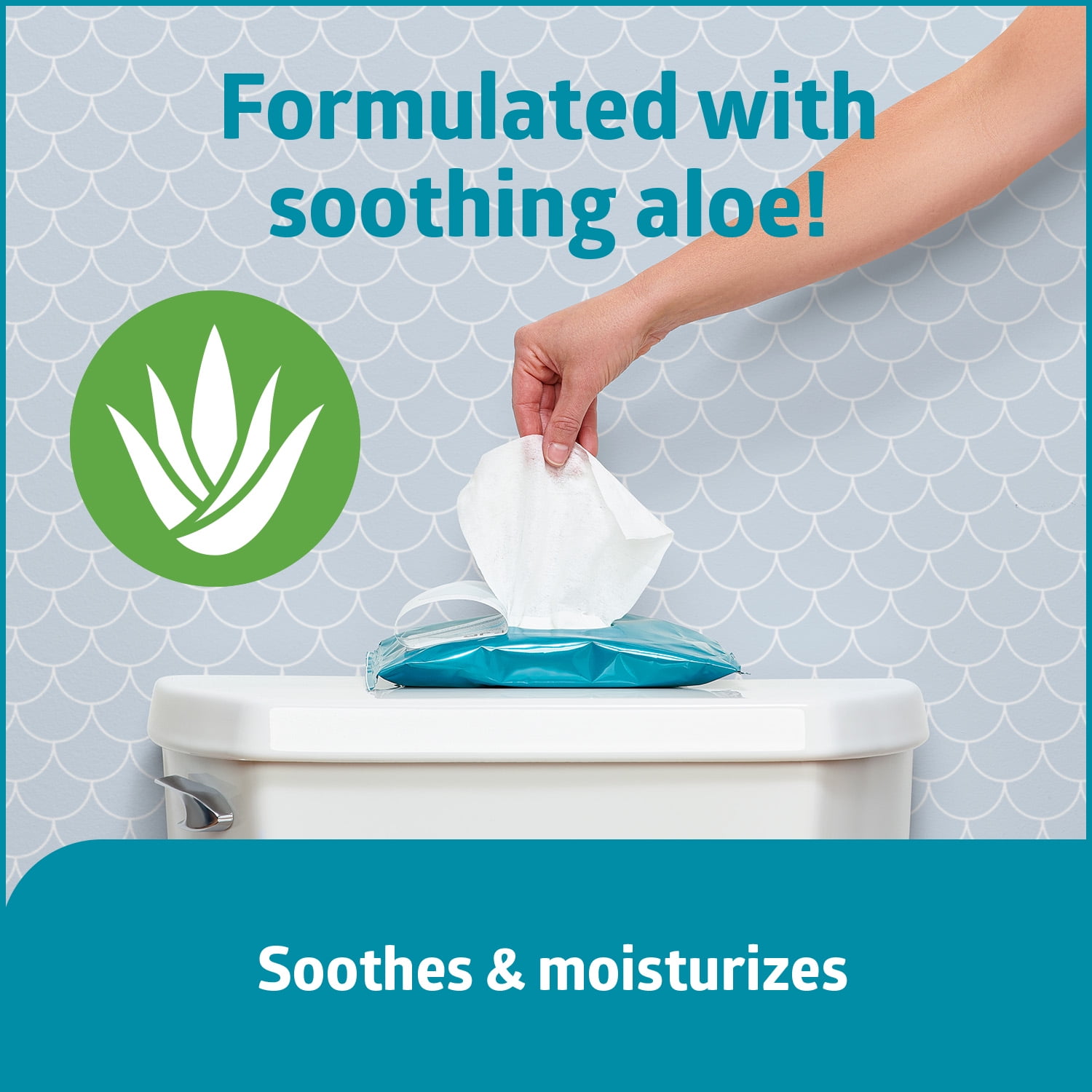 Medline ReadyFlush JR Flushable Wipes for Adults, Unscented, 7 x 8In, 960 Count, Travel Sized