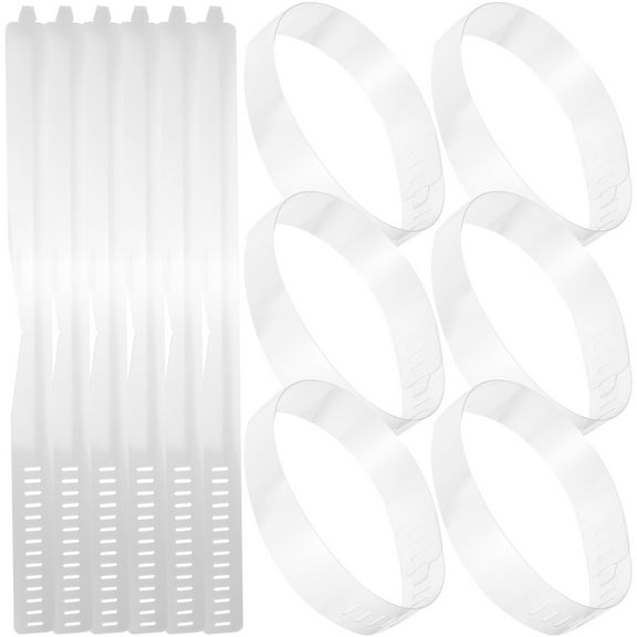 ORDDIART Plastic Collar Stays For Shirts 100Pcs 20.1X1.4X0.1In