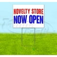 thumbnail image 1 of Novelty Store Now Open (18" x 24") Yard Sign, Includes Metal Step Stake, 1 of 6
