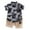 Black, variant on Uxgjfwu Toddler Boy Short Sleeve Pattern Shirt and Shorts Set Summer Clothes 2 Piece Outfits Set Sizes 6M-3T,Black