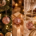 thumbnail image 6 of CuiLiyq 12Pcs Christmas Balls Ornaments, 1.6 Inch Hanging Balls, Shatterproof Plastic Decorative Hanging Ornaments, Baubles for Xmas Tree Party Wreath Decoration (Pink), 6 of 7