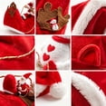 thumbnail image 4 of Santa Riding Christmas Dog Costumes 4 Piece Set, Christmas Dog Clothes for Small Medium Large Dog, Funny 3D Santa Claus Riding Dog Christmas Outfit, 4 of 6