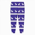 thumbnail image 5 of NOLDARESToddler Boys Girls Christmas Printed Pajamas Kids 2 Piece Train Kids Pjs Sleepwear Clothes Set X111-Blue, 5 of 5